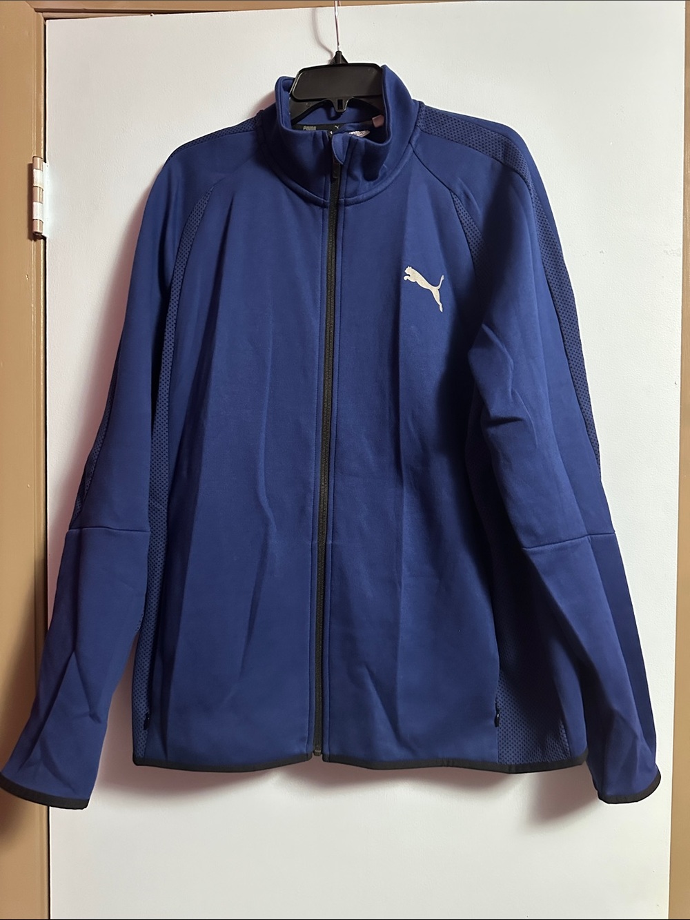 Puma Men's Royal Blue Full-Zip Performance Jacket